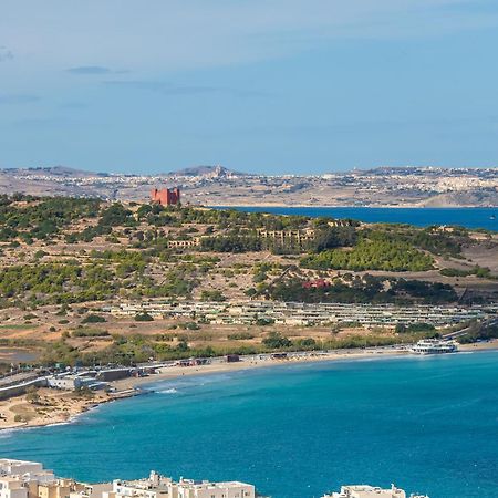 Clifftop Modern Apartment Mellieha Exterior foto