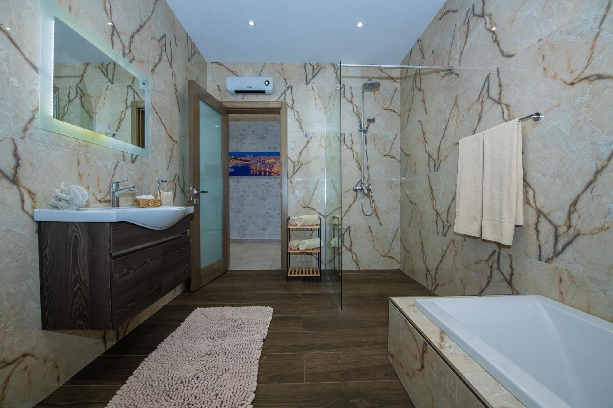 Clifftop Modern Apartment Mellieha Exterior foto