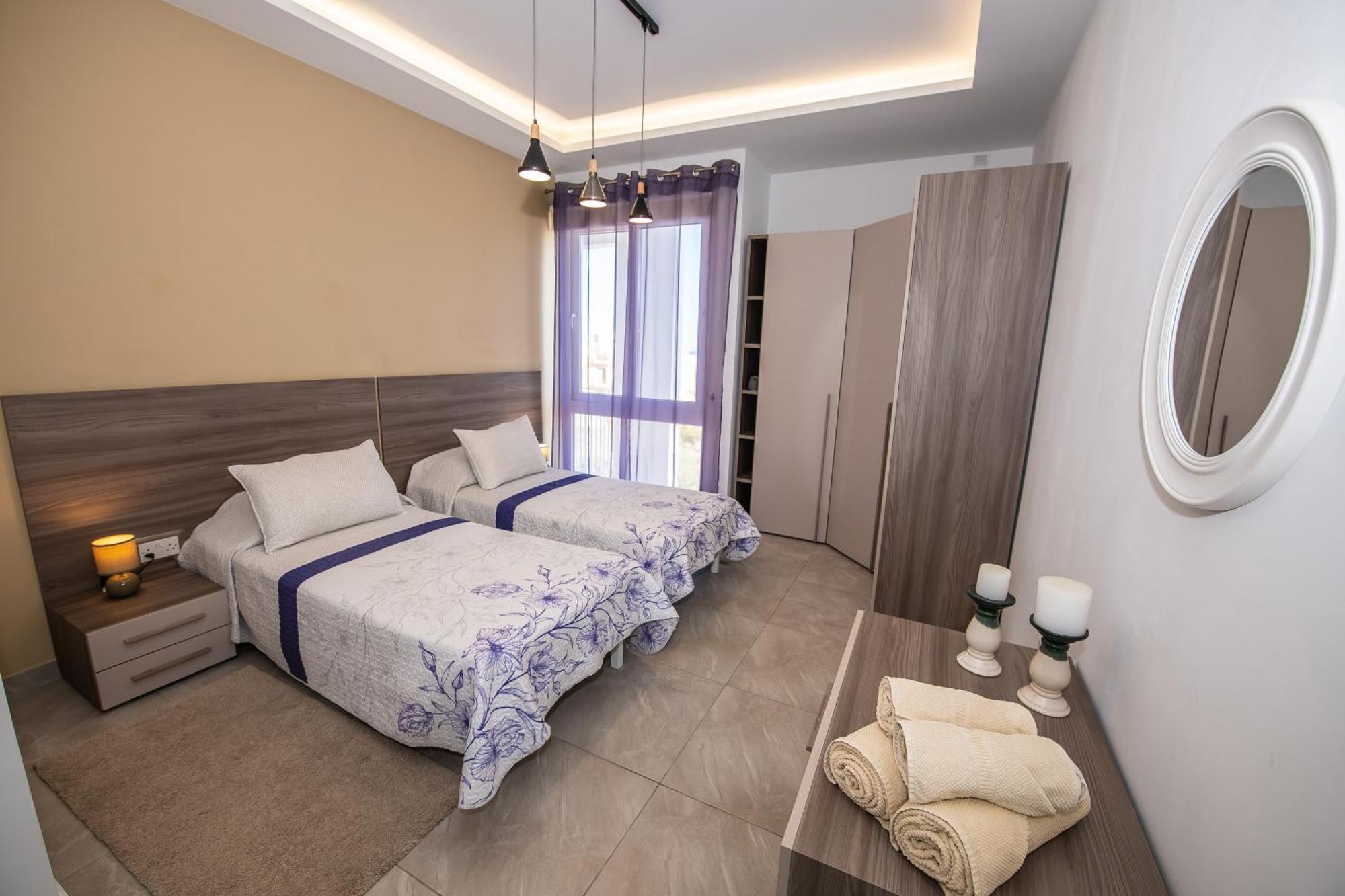 Clifftop Modern Apartment Mellieha Exterior foto
